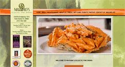 Desktop Screenshot of massimosrestaurant.com